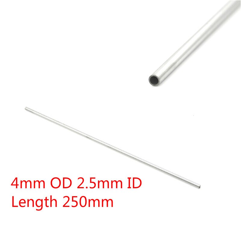 250mm 304 Seamless Stainless Steel Capillary Tube 8mm 6mm / 4mm 3mm / 6mm 4mm / 4mm: 4x2.5mm