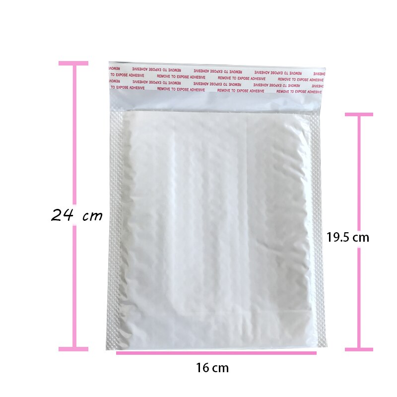 10 Stks/partij Wit Schuim Envelop Tassen Zelf Seal Mailers Gevoerde Enveloppen Met Bubble Mailing Tas Pakketten Tas: Default Title