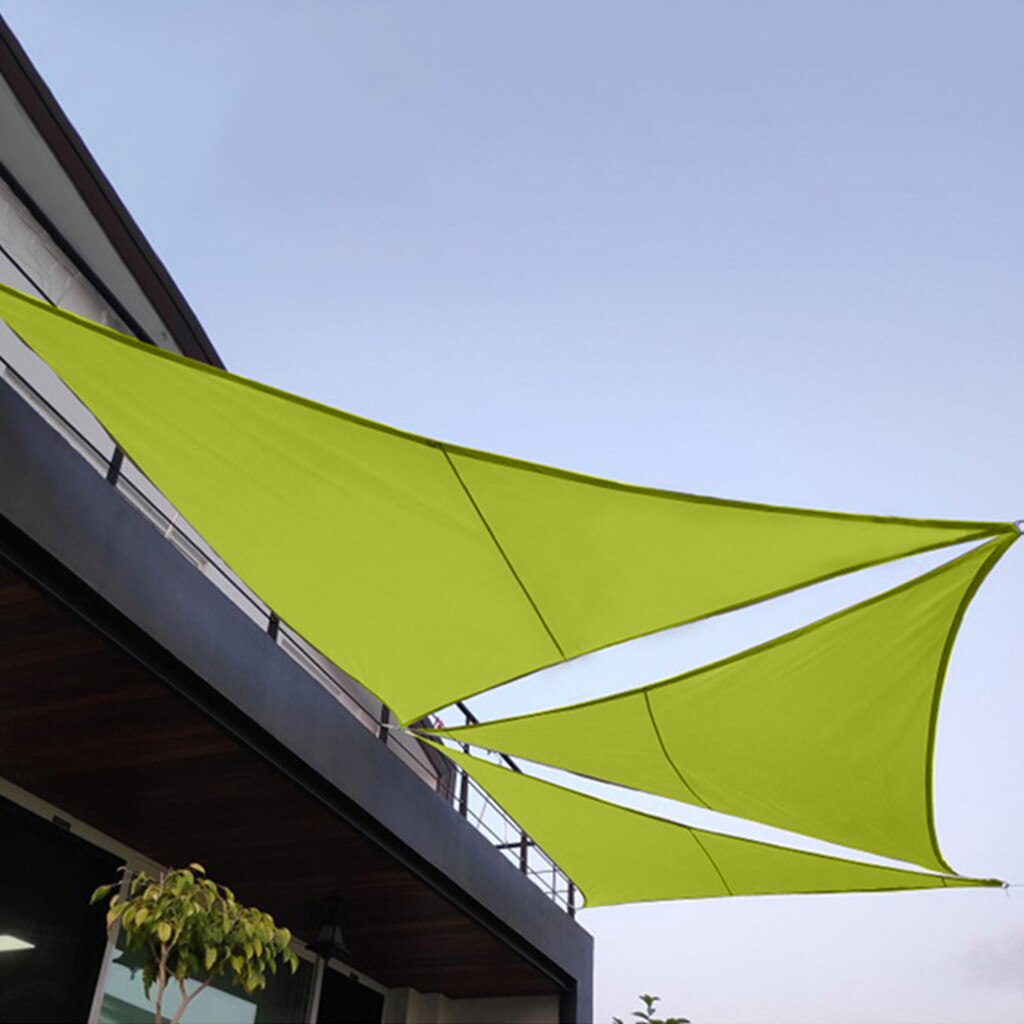 Auvent d'extérieur, pare-soleil équilatéral et triangle, en tissu Oxford, balançoire de jardin pour l'extérieur