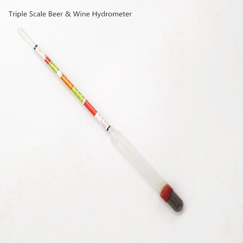 Triple Schaal Bier & Wijn Hydrometer 0.9901.1... Grandado