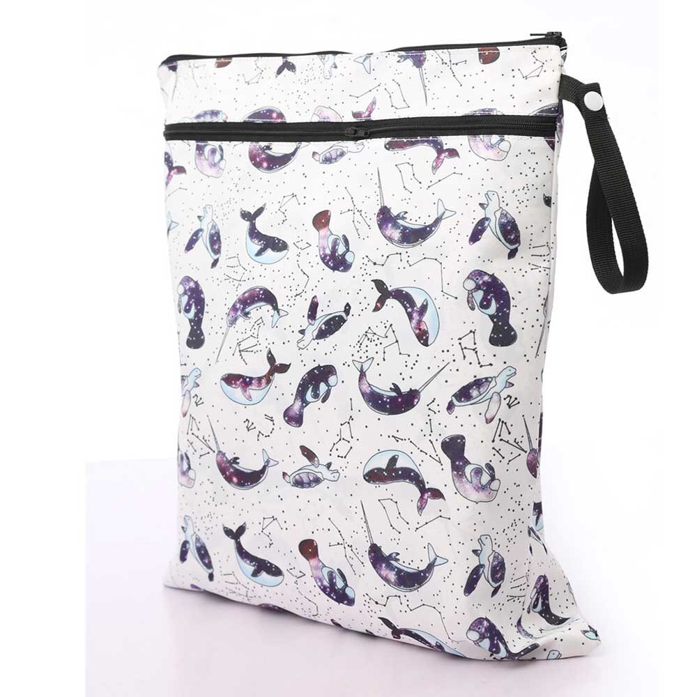 Herbruikbare luiers, aio-babyluiers, couche-washable luiers met dubbele inzetstukken, luierovertrek, zware, natte babyluiers voor de nacht, aangepaste luiers van stof: 006