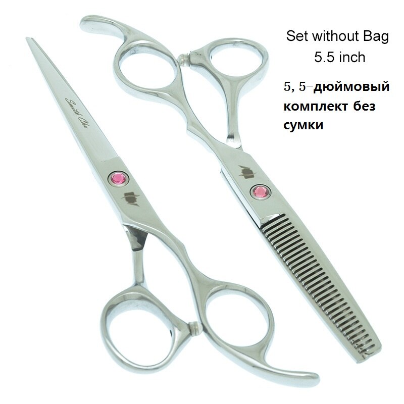 5.5 "6.0" Kappers Kapper Professionele Snijden Schaar Haar Scharen Smith Chu Japan 440c Salon Haar Dunner Schaar A0036C: Licht Groen