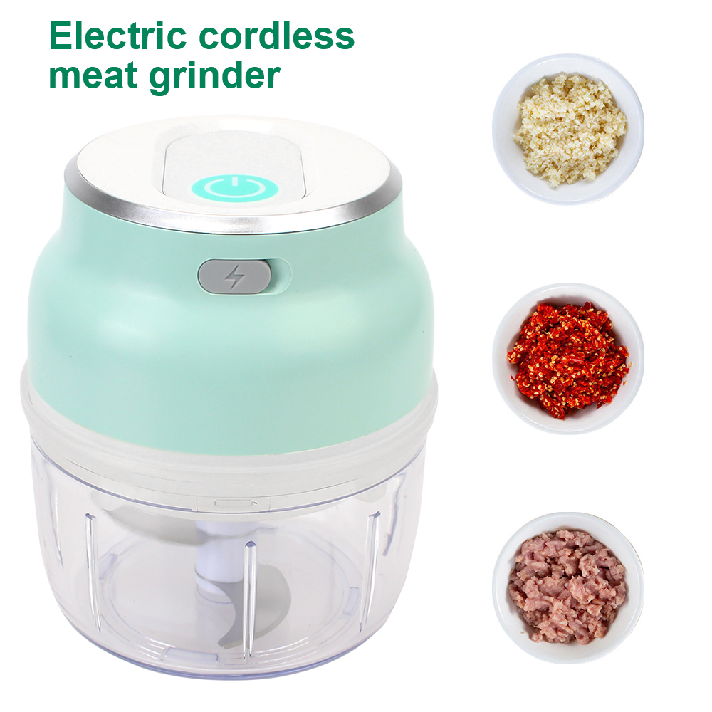 Garlic Artifact Mini Crushed Garlic Masher Machine Electric Garlic Food Vegetable Chopper Squeezer Kitchen Gadget Meat Grinder