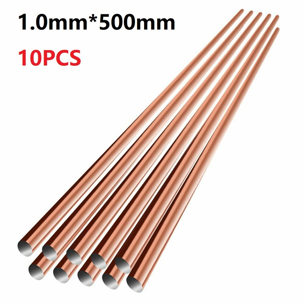 Varilla de soldadura de cobre fosforoso, alambre de soldadura para aire acondicionado, refrigerador, soldadura de tubo de cobre de 1/1mm, 5/10 piezas, 2/2, 5/500mm