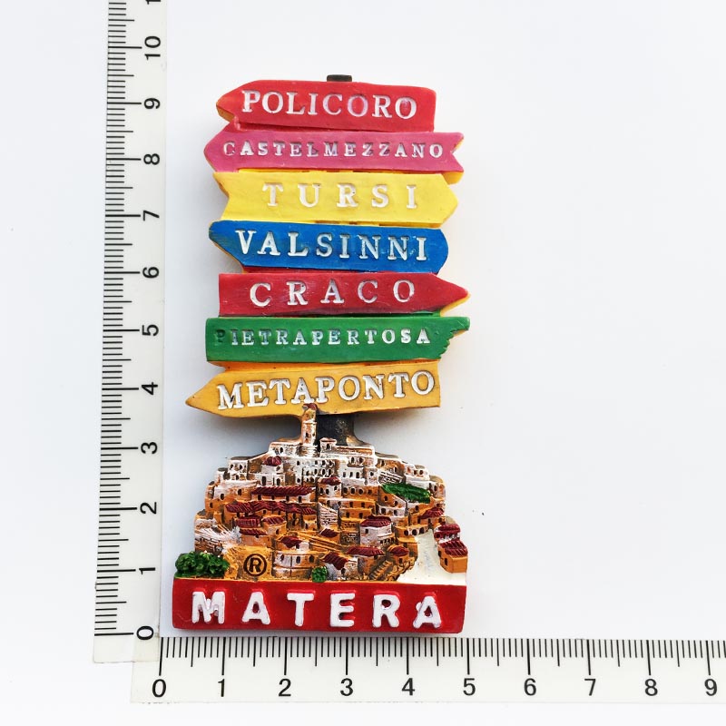 Italia Fridge Magnets Italy Matera Alassio Stresa Tourism Souvenir for the house Refrigerator Magnetic Stickers Home Decoration