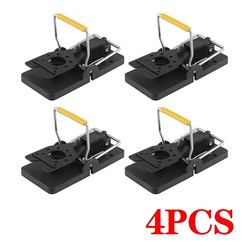 Household high-voltage Electronic Rat Trap Reusable Electric Rat Traps Killer Mice Multifunctional Mouse Trap Mouse Cage: K 4PCS