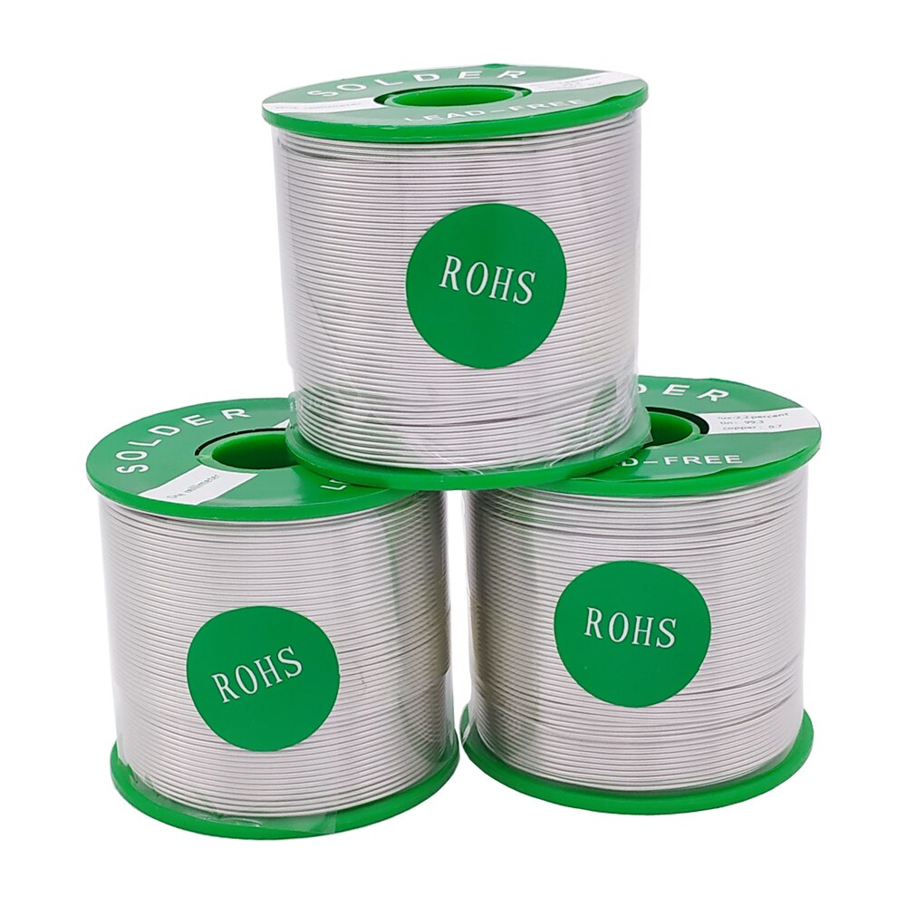 1mm Soldeer Sn99.3 Cu0.7 met Hars Kern Tin Solderen Wire 20g 50g 100g 150g 500g Soldeer voor Elektrische Solderen