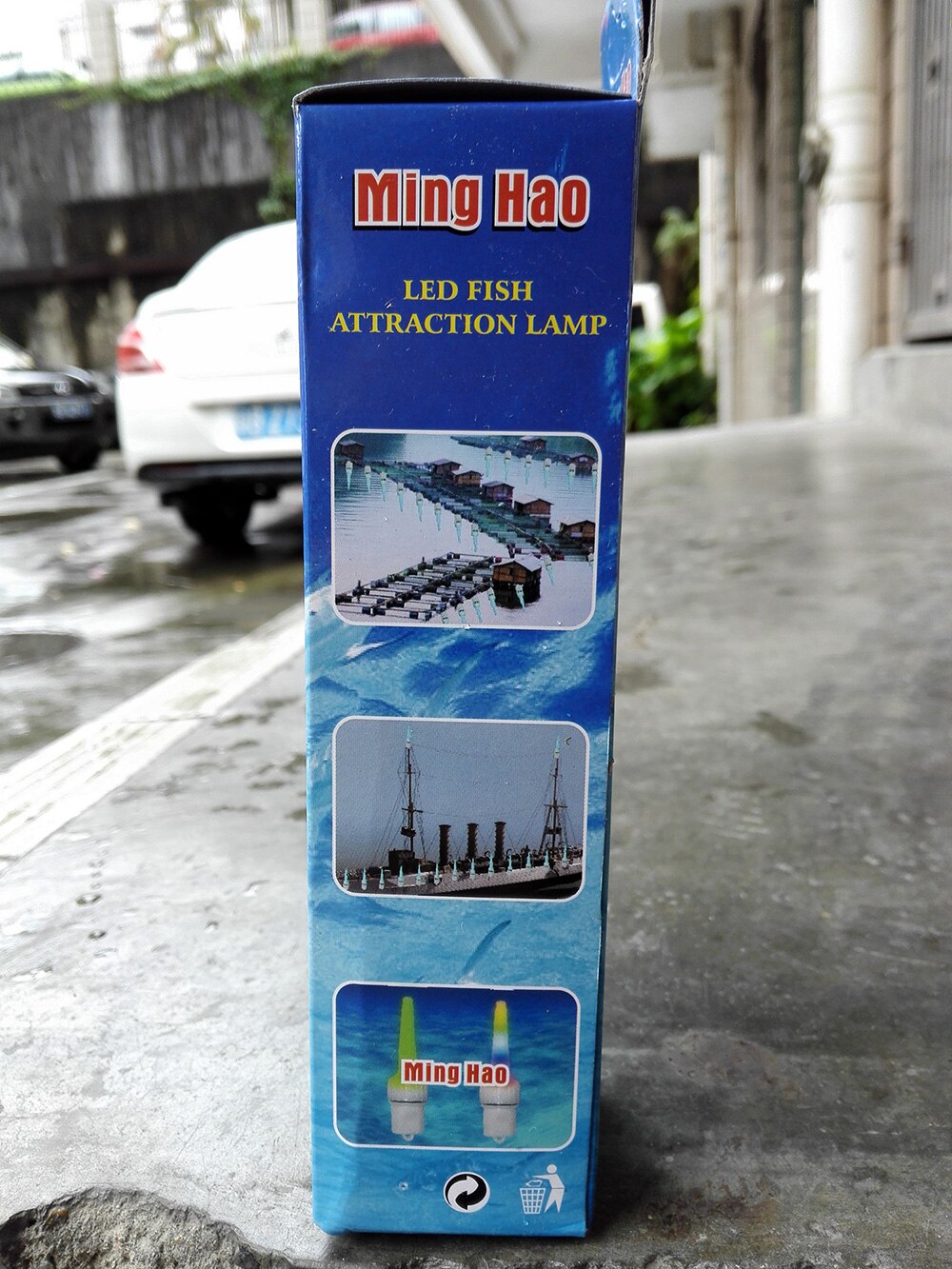 18cm 80g vislamp licht flitser doellamp licht flikkerend model visuitrusting veelkleurige opties gebruikt als aa-batterijen