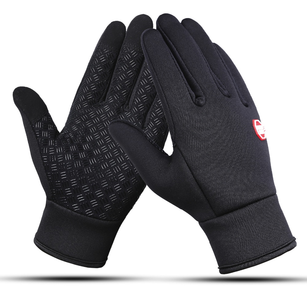 Outdoor Sport Touchscreen Winter Fiets Fietsen Handschoenen Voor Mannen Vrouwen Winddicht Gesimuleerde Zachte Warme Mannen Skiën Handschoenen