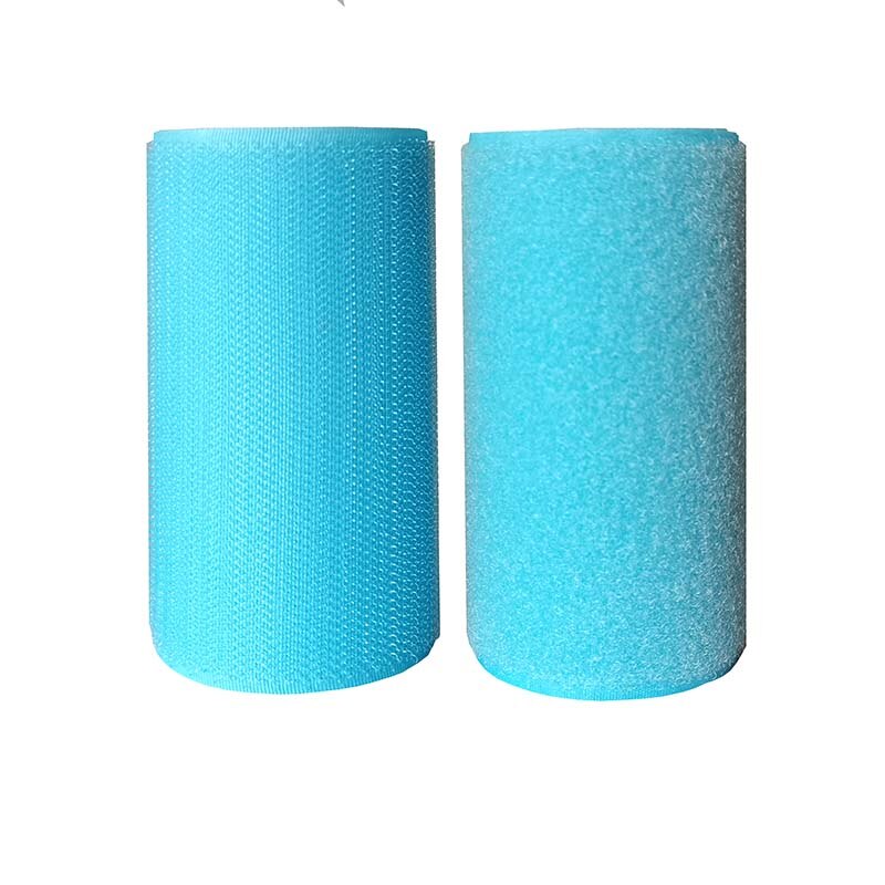 10Cm Breedte Azure Sky Blue Nylon Sluiting Tape Geen Lijm Naaien Accessoires Loop Haak Sticker Strip Kleding Stick Tape band