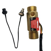 G1/2&quot;Brass Hall flow rate meter NTC temperature measurement YF-B7 water flow sensor meter