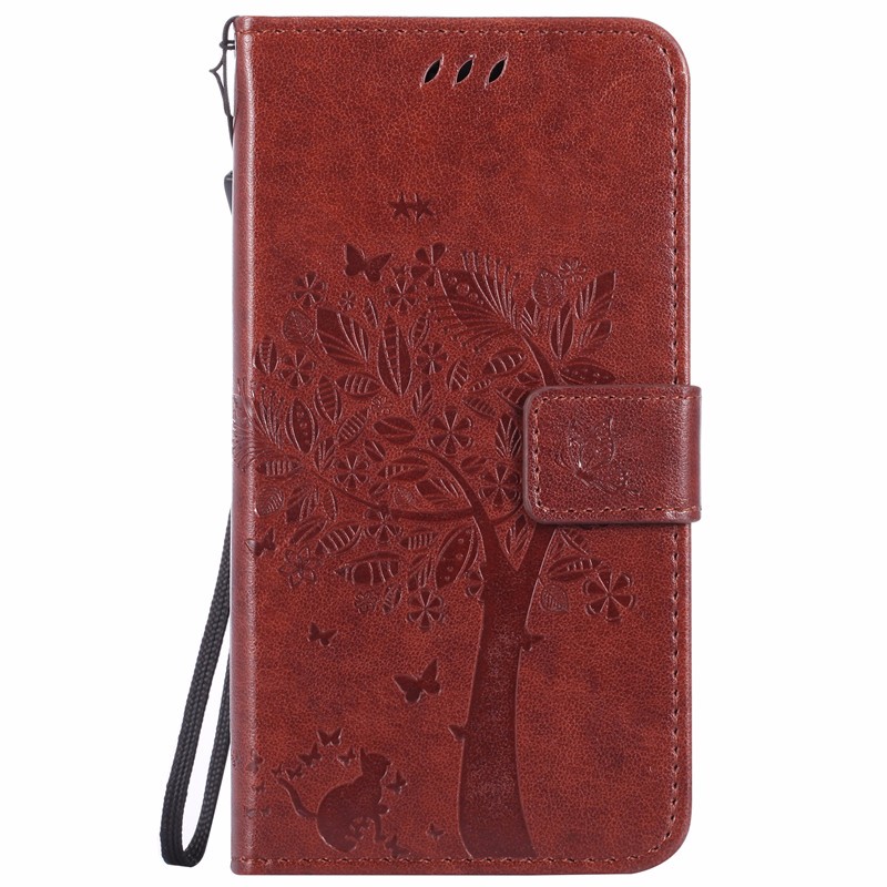 Para Nokia 2,3 6,2 pulgadas Original de lujo funda de silicona para Nokia 2,3 cartera Flip Funda de cuero para Nokia 2,3 cubierta: Coffee