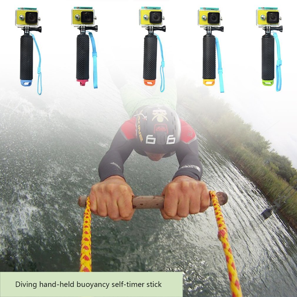 Caméra sous-marine flotteur éponge poignée Monopond montage flottant bâton de surf pour Gopro Hero Action caméra accessoires ACEHE