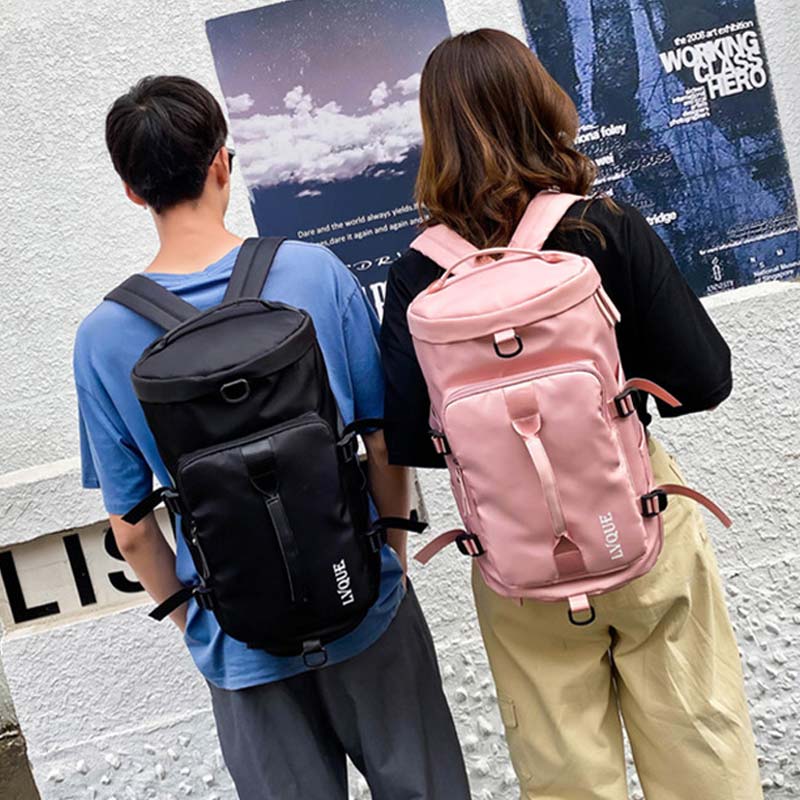 School Backpack Gym Travel Bag for Women Men Camping Outdoor SPorts Shoulder Bag With Shoes Pocket Fitness Training Bag XA221A