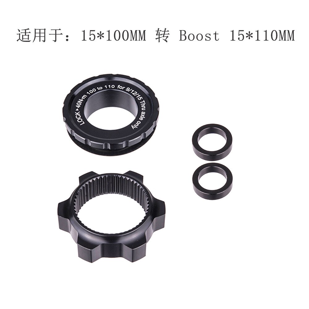 Ztto Fiets Hub Center Lock Adapter Om 6 Bolt Disc Brake Boost Hub Spacer 15X100 15X110 Voor Achter Washer 12X148 Steekas: 02