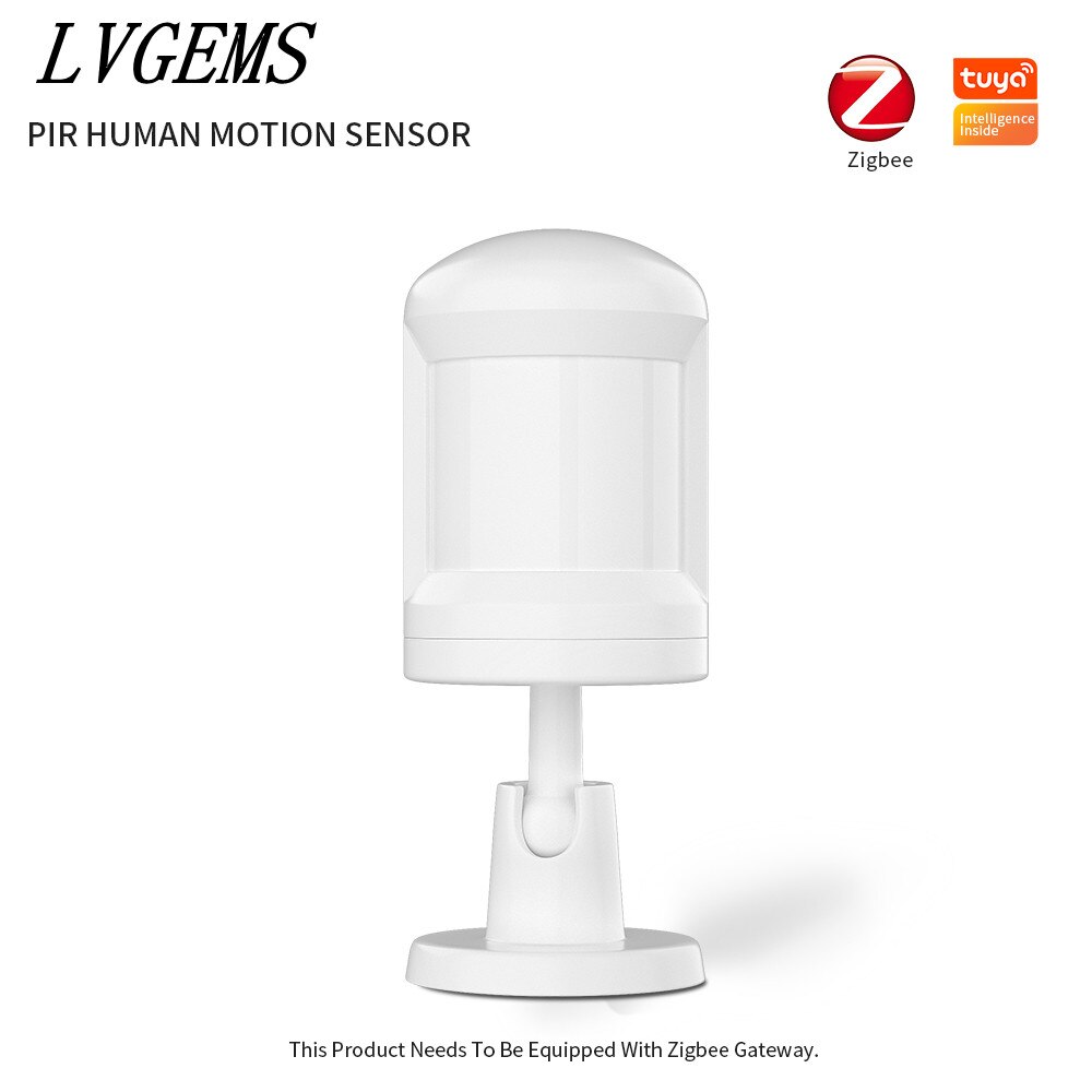 Tuya Zigbee Human Body Sensor Detectors PIR Motion Sensor Smart Home Security Alarm Sensor Smart Life App Remote Monitoring