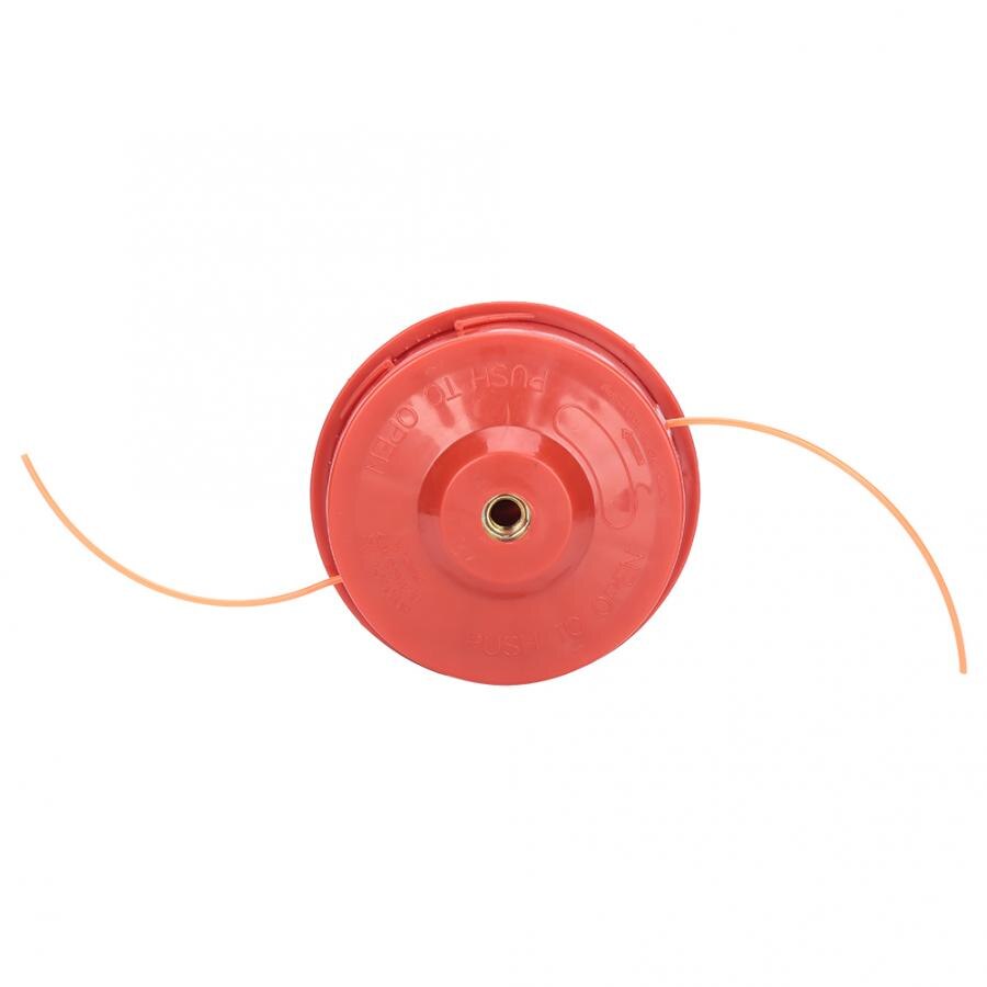 Universal Trimmer Head Bump Feed Line Line Spool Red Hardened Plastic Brush Cutter Accessories for Most Brush Cutters