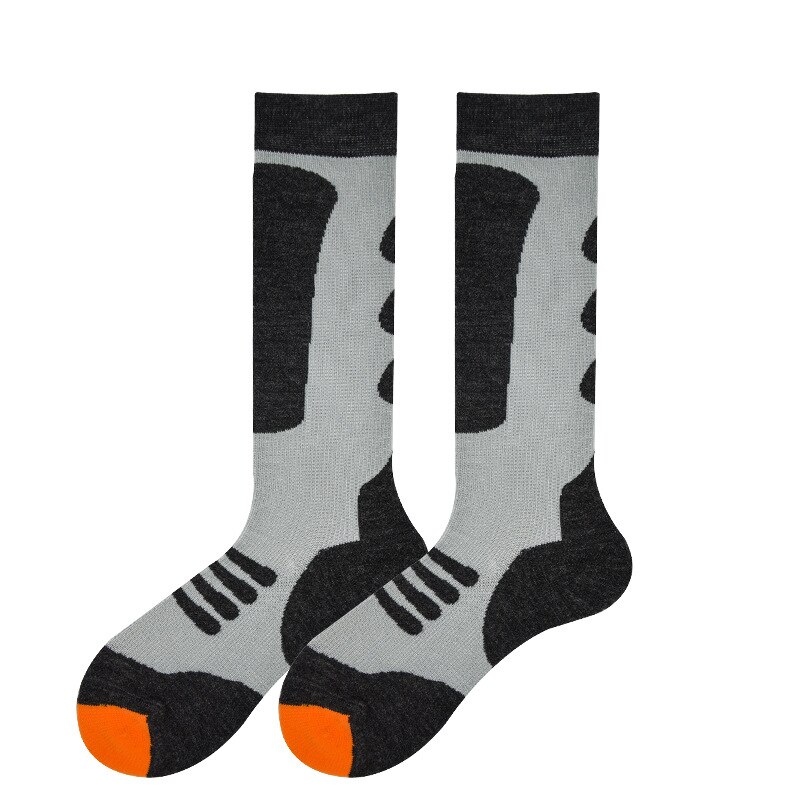 Wool Socks Outdoor Thickened Sports Ski Socks Long Tube Walking Warm And Breathable Quick Dry Socks Cycling Running Sports Socks: Color 8