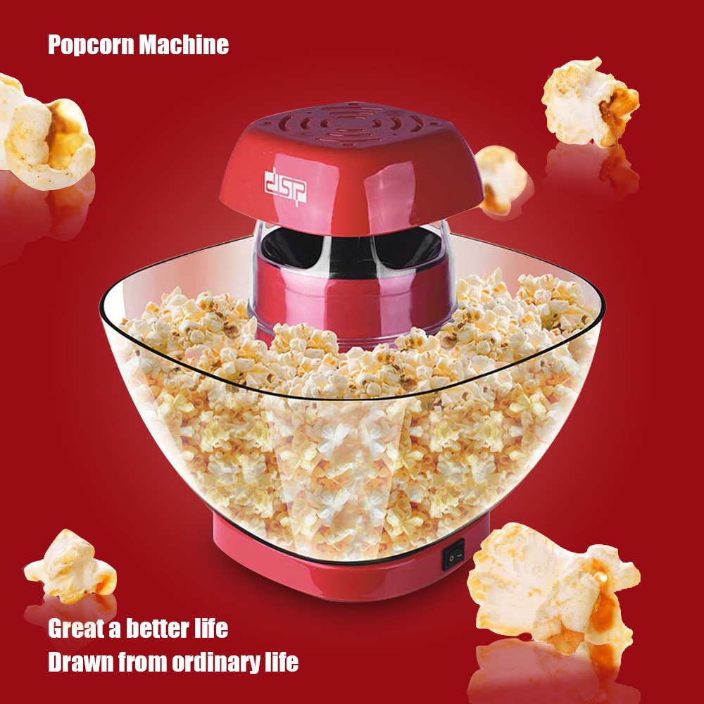 Machine à Popcorn électrique à Air Chaud - Sans Huile, Blanc, Méthode Air Chaud