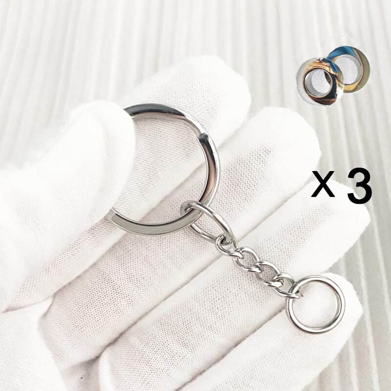 DIY leather craft belt buckle bag ring clip accessories｜DIY leather case\Bag accessories hanging buckle ornament hardware: Silver D X 3