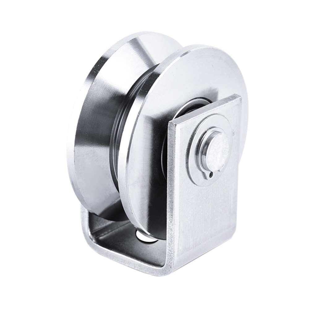 U/V/H poulie Rail de levage Rail de guidage roue traduction porte pied suspendu roue
