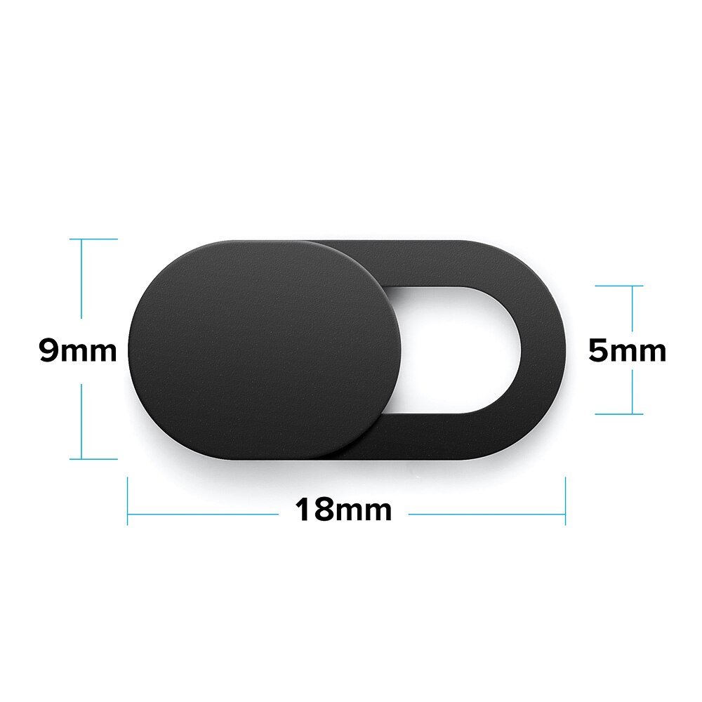 1 pçs universal webcam capa ímã do obturador slider plástico capa da câmera para iphone pc laptops lente do telefone móvel privacidade adesivo