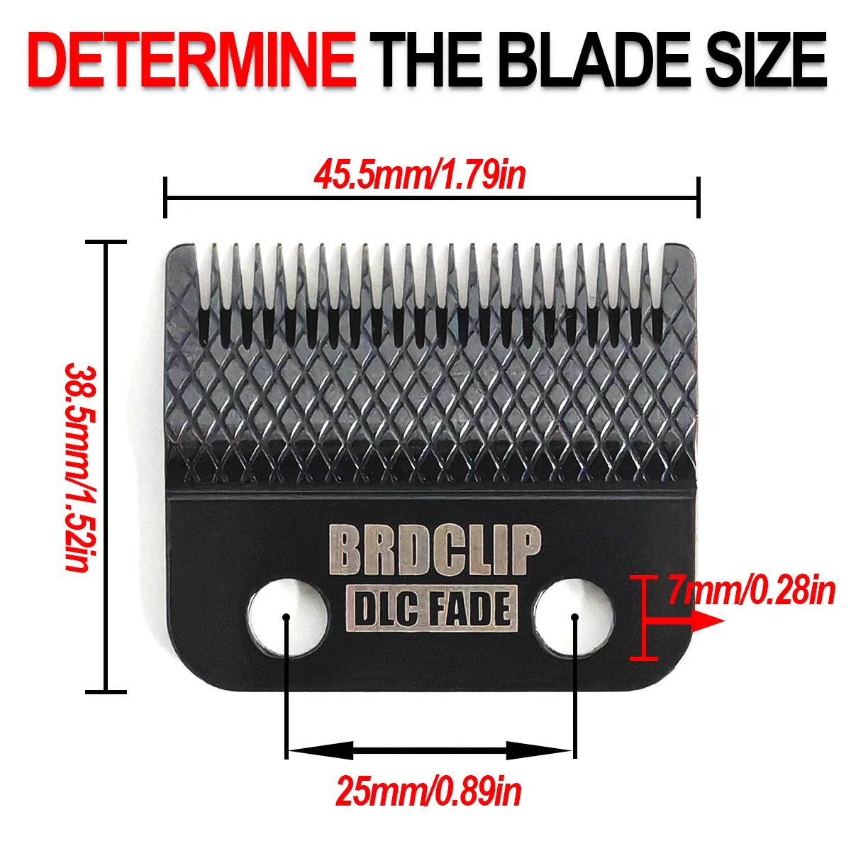 BRDCLIP 808E Electric Hair Clipper Replacement Blade DLC Blade for BRD-106 M10 M5 Kulilang R77F VGR V003 WMARK X1