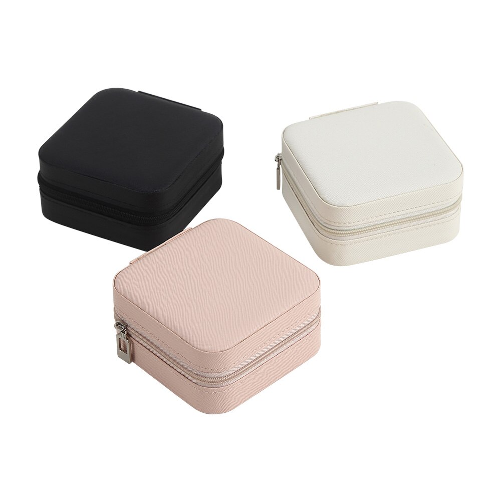 Jewelry Organizer Display Travel Jewelry Case Boxes Portable Jewelry Box Leather Storage Joyeros Organizador De Joyas