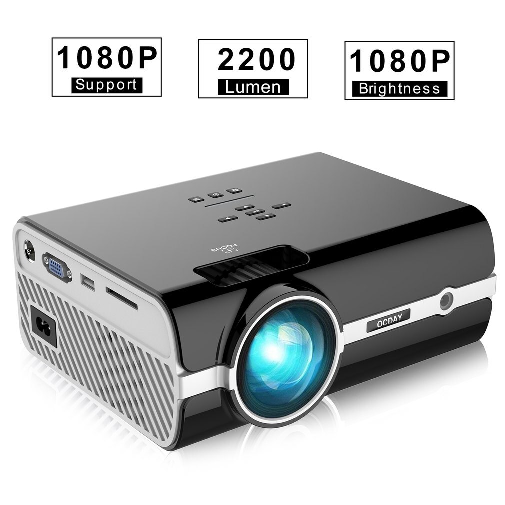BL-45 4-inch LCD Projector 1080P Screen USB Portable Mini Projector Home Theater Cinema