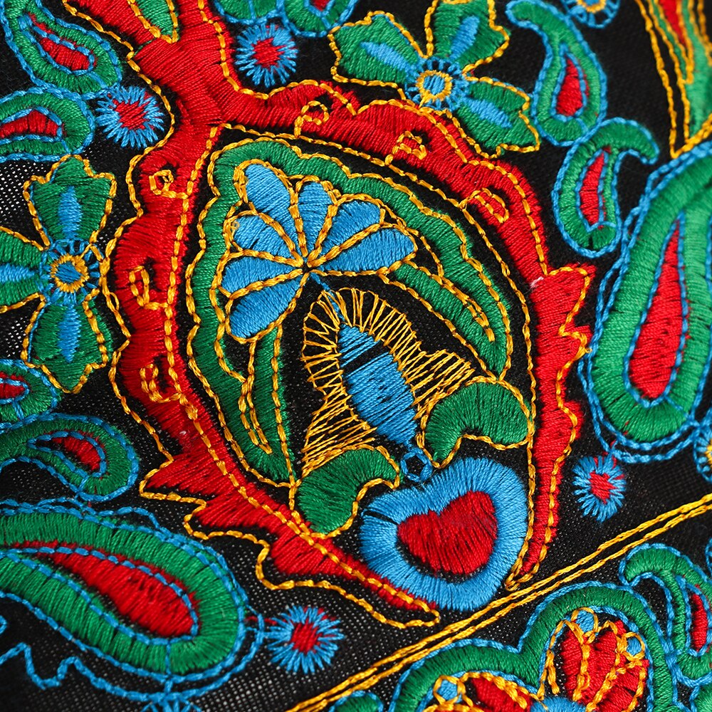 1pc kvinder broderi blomster bandanaer turban kasket etnisk rød print fedoras hatte til kvinder tilbehør mexicansk vintage stil