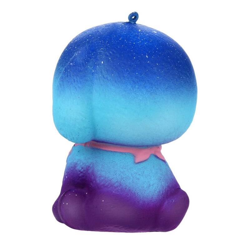 Adorable Squishies Galaxy cachorro de crecimiento lento fruta perfumada alivio del estrés juguetes anti-estrés D4