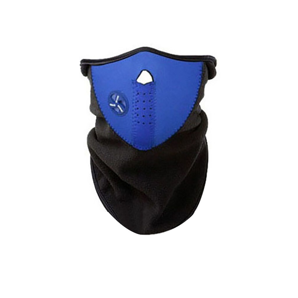 1Pc Winter Seamless Outdoor Half Face Mask Warm-Keeping Windproof Sunscreen Sports Mask Ultra-Soft Face Cover Cycling Accessory: BU