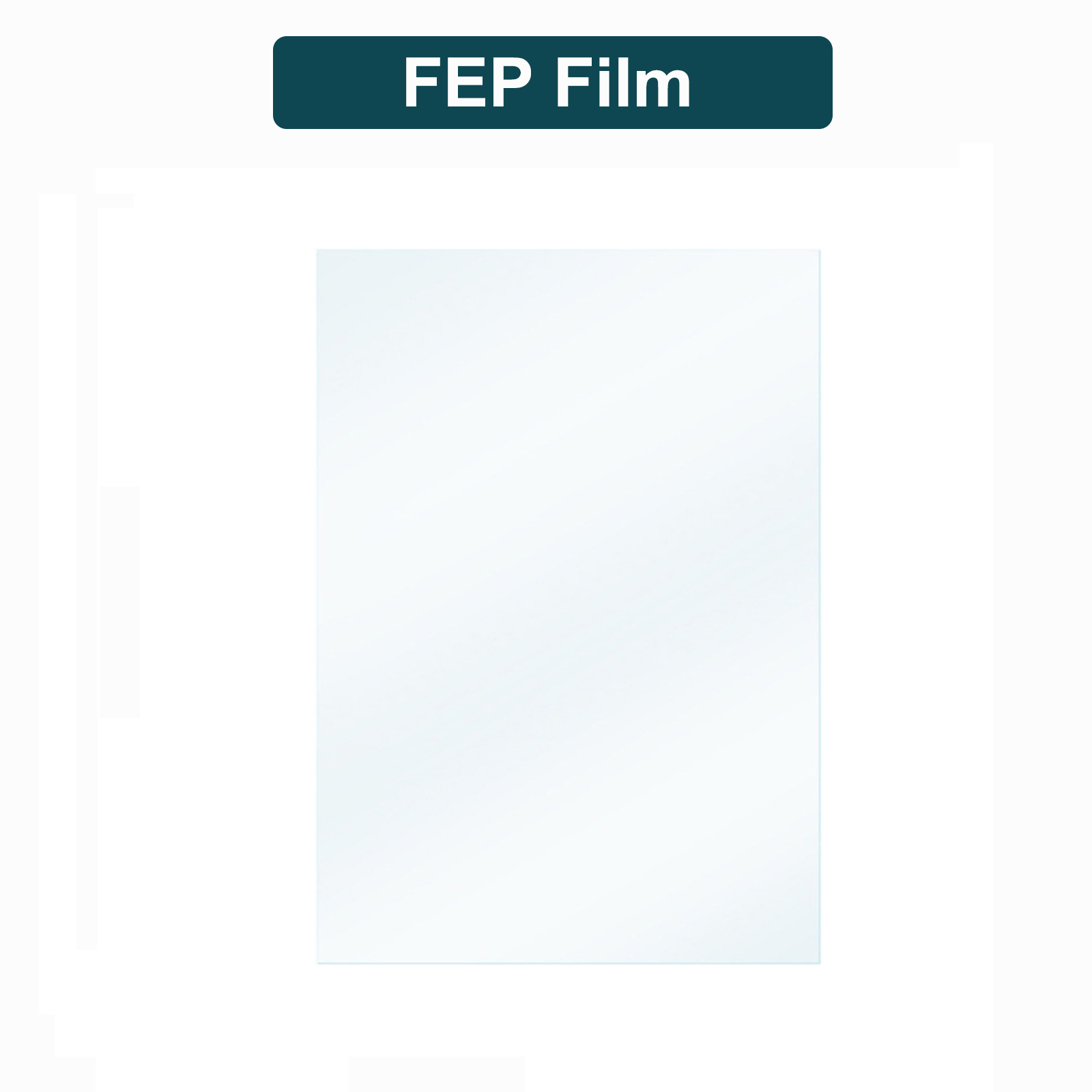 Flexibler nFEP-FEP-Film für Anycubic Photon Mono SE 4K 2XX2 M3 Max Plus M5 M5s 6K 6KS SLA 3D-Drucker nFEP Freisetzung Liner Film: 2,2mm / Weiß