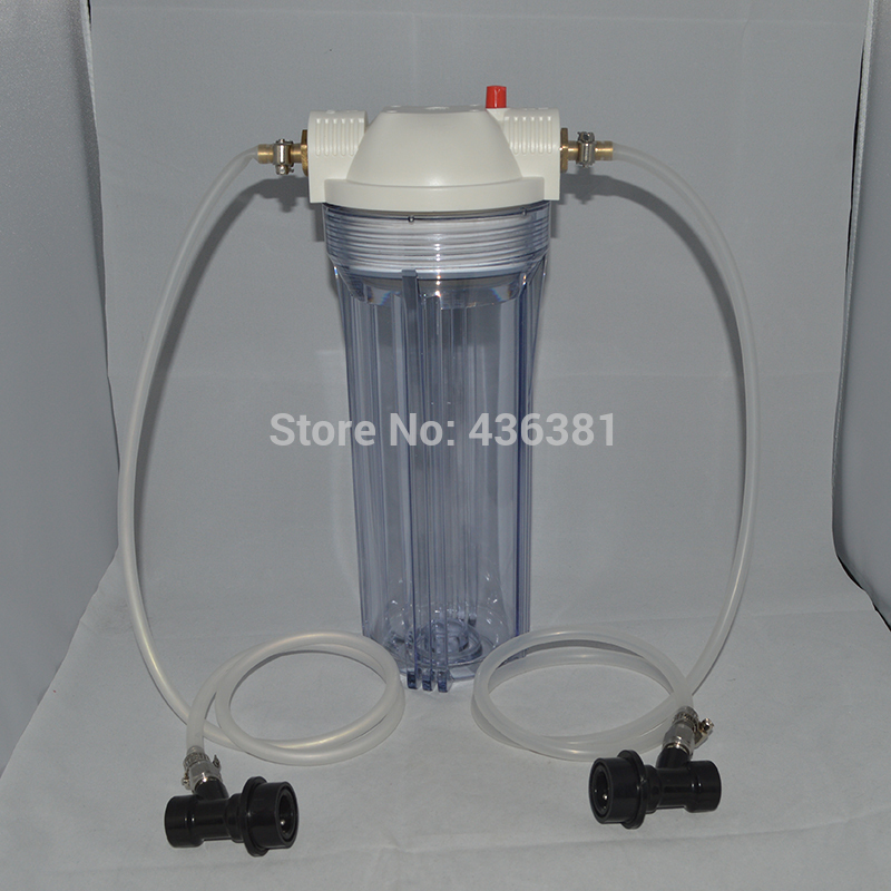 10" Beer Filter Housing with 30" lengths of tubing and liquid ball lock fittings beer brewing equipments retail and