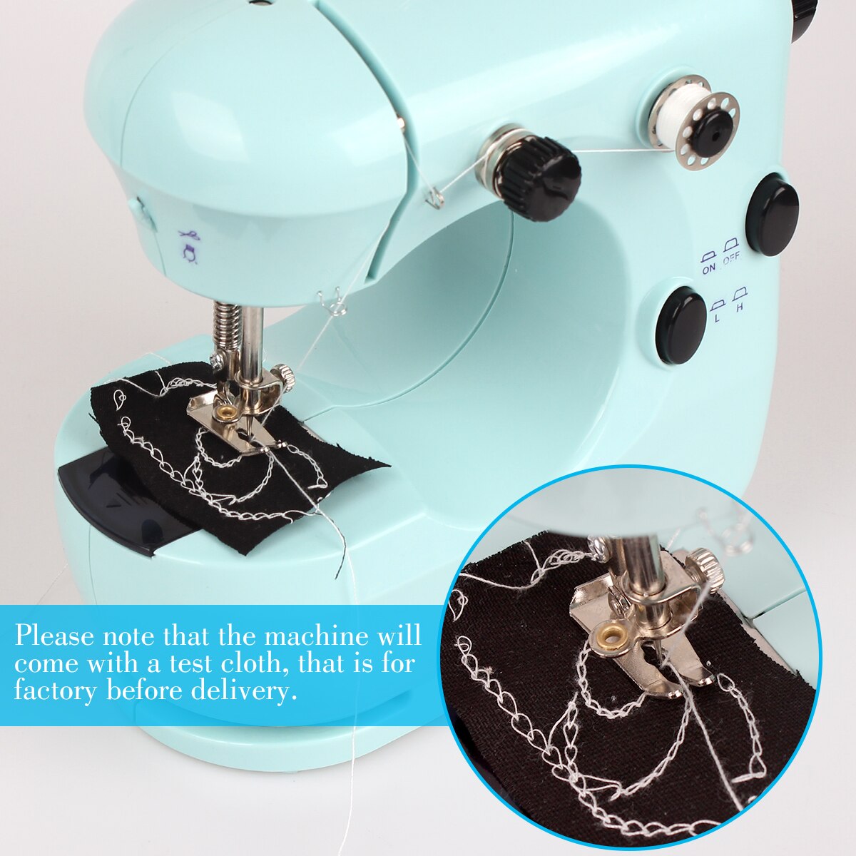 Household Mini Sewing Machine Portable Electric Sewing Machine With Extension Table Sewing Kit For Beginners Fast