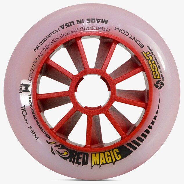 BONT Red Magic Inline skate wheels Speed skate wheels: 110mm Firm