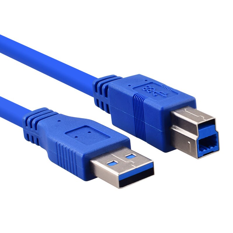 Câble USB 3.0 Type A Mâle vers B Mâle, Super Speed, Dividata, Câble d'Impression, 0.3m, 0.5m, 1.5m, pour Disque Dur HDD/SSD, 2.5, 3.5 Pouces