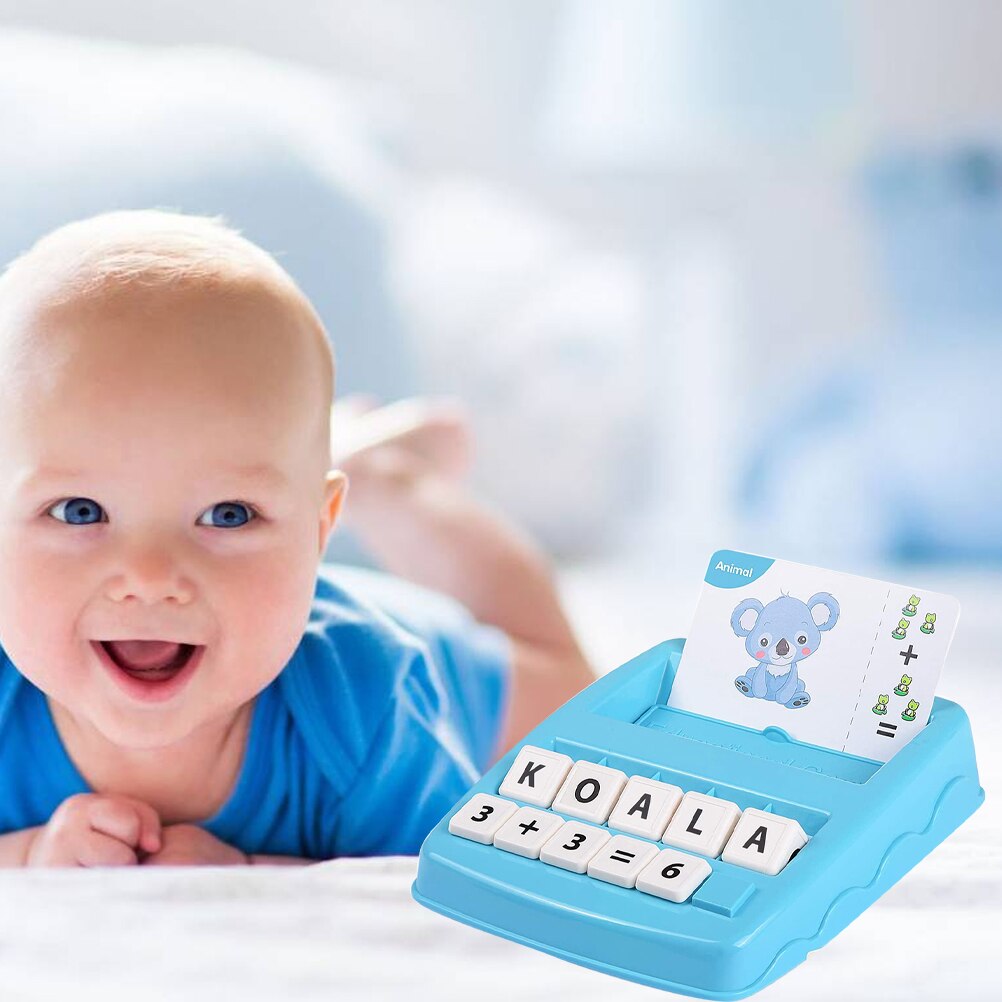Kinderen die een lettercombinatiespel voor kleuters spelen, lerend speelgoed voor kinderen, interactief alfabet, wiskundespel, abc-leerflitskaarten