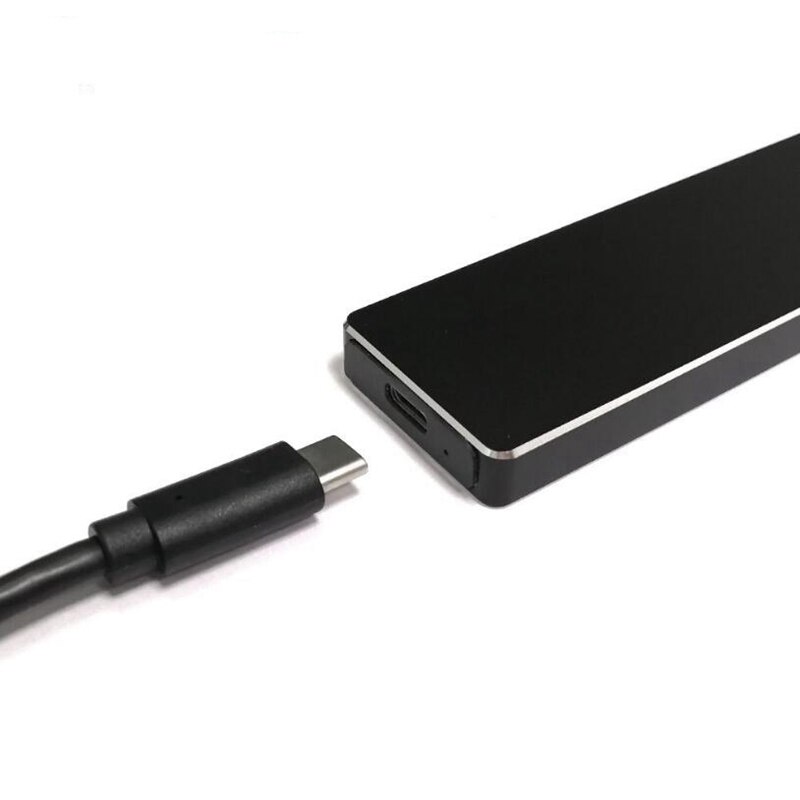 NGFF External Hard Drive Case, Portable M.2 Hard Drive External Case Type-C HDD Case For Mac Laptop, Only Case
