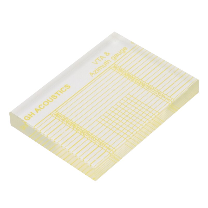 Protractor VTA Set, Turntable Phonograph LP Phonograph Cartridge Stylus Alignment Adjustment Tool,Contrast Protractor: Default Title