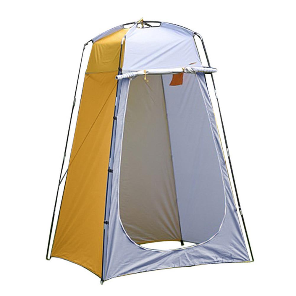 Kannettava pop yksityisyys teltta camping suihku teltta pukuhuone yksityisyys teltta leiri wc sateen suoja leirintäalueelle rannalle: Keltainen