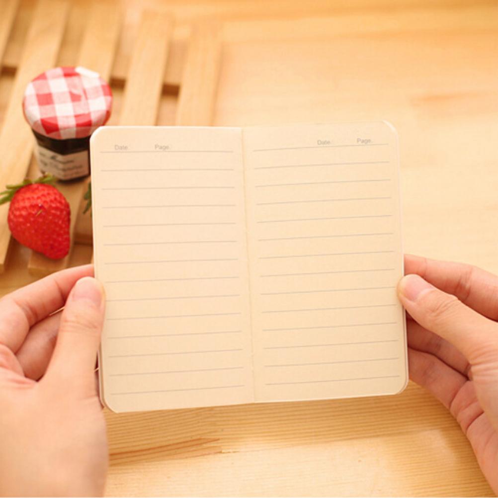 Mini diarios de bolsillo, cuaderno de notas de papel, diario para viajeros, suministros escolares bonitos, papelería de oficina para niños