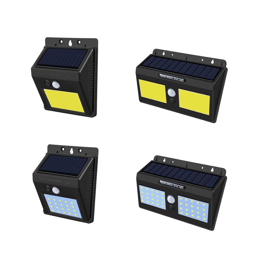 Solar Lamp Outdoor Led Light PIR Motion Sensor LED Solar Power Wall Street Garden Light Security Spotlight Waterproof Decoration