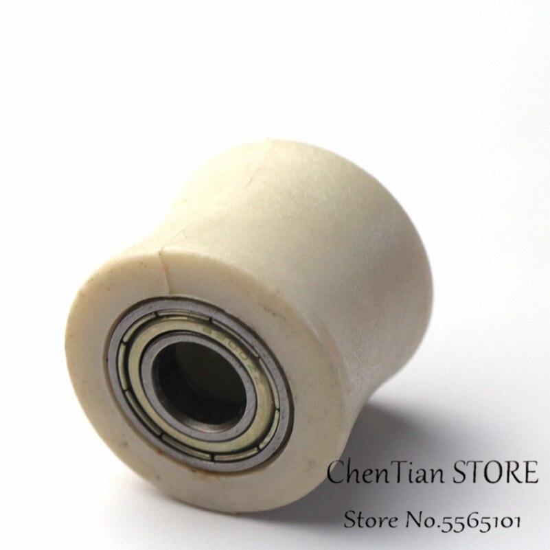 8mm 10mm Drive Chain Roller Pulley Wheel Slider Tensioner Wheel Guide For Street Bike Enduro Motorcycle Motocross ATV CRF CR XR: 10MM WHITE