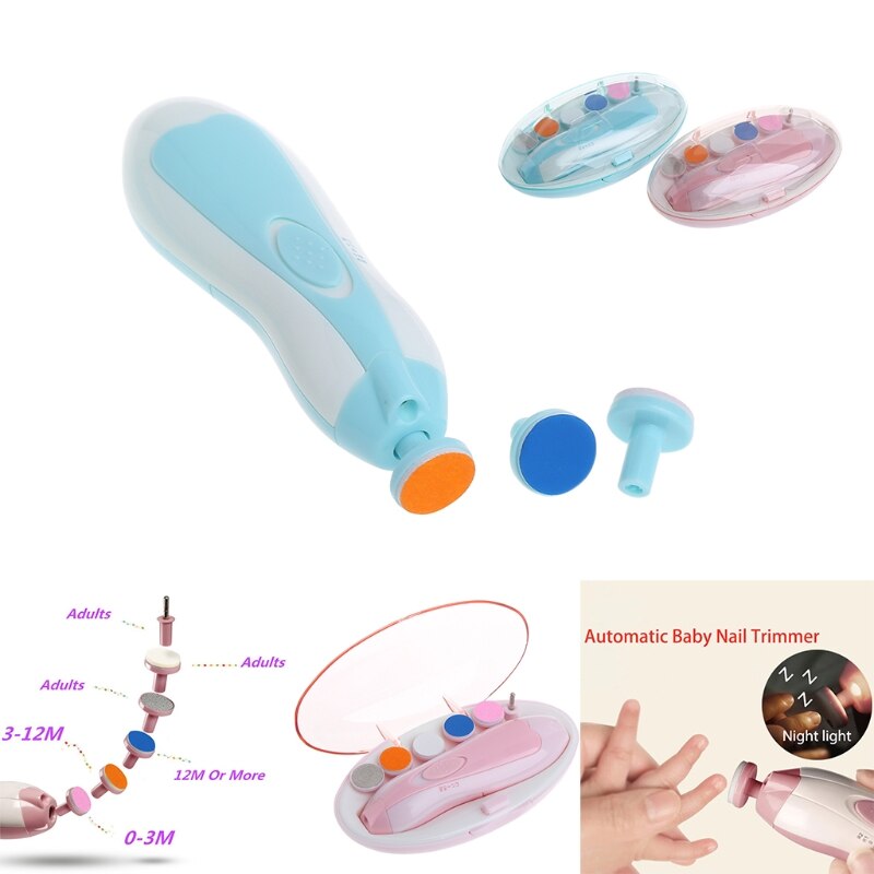 Elektrische Baby Nail Trimmer Manicure Pedicure Clipper Cutter Schaar Kids Baby Baby Nail Care Safe Nagelknipper Cutter