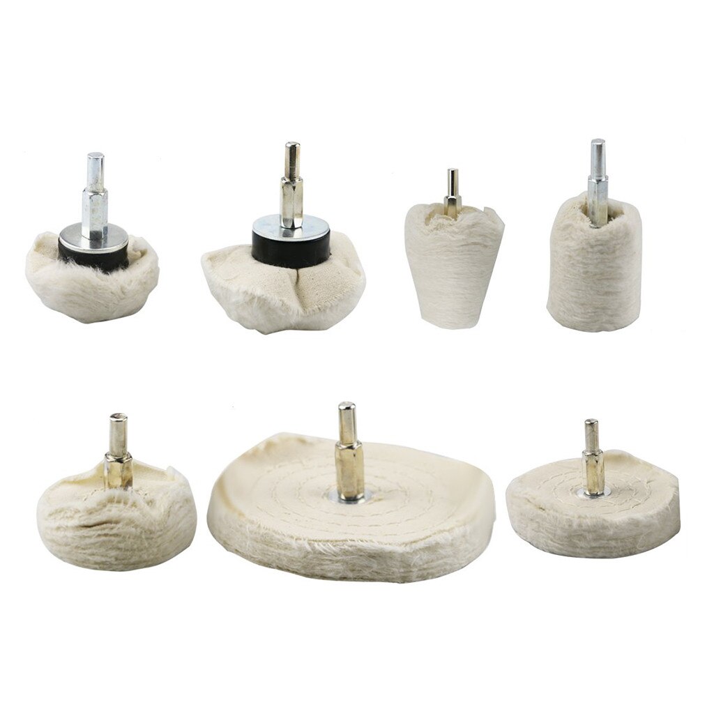 7PCS Polishing Disc For Polisher And Electric Screwdriver For Wheel Polishing car gadget car polisher полировальная машинка