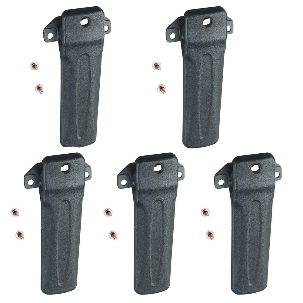 5Pcs KBH-8 Clip da Cintura per Kenwood Radio TK-270 TK-380 TK-2102 TK-2106 TK-3107 TK-260G TK-360G TK-370G TK-2160 TK-2360 TK-3360