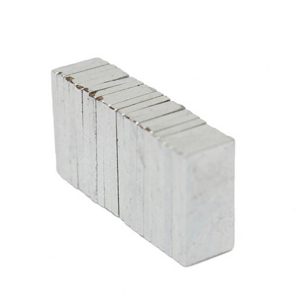 20Pcs Durable Neodymium Magnet Rectangle Plate Magnet Multi-purpose Multi-use Rectangle Plate Magnet