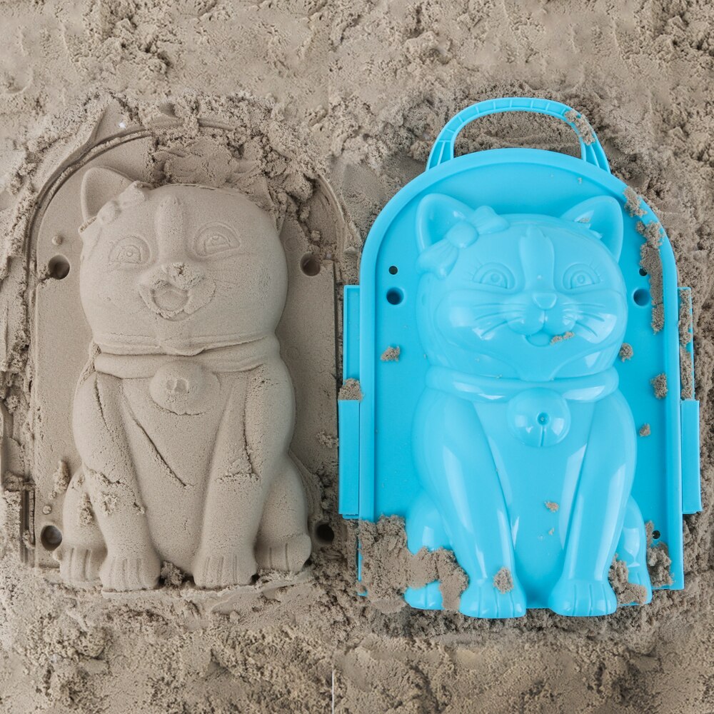 Beach Sand Game 3D Cartoon Mold Beach Snow Sand Model Children's Model Toys Children Outdoor Beach Playset