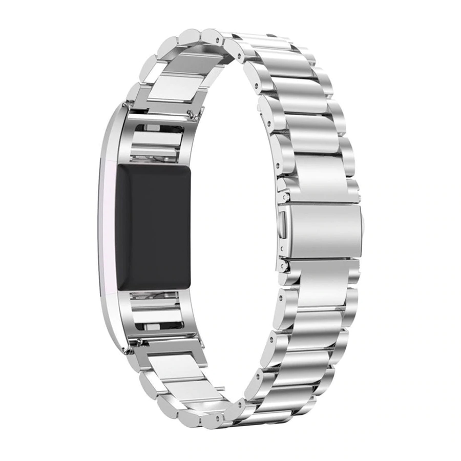 Bracelet en métal d'acier inoxydable de SCOMAS pour le remplacement de montre de Fitbit Charge2 bande de Wirst pour la Charge de peu convenable 2 accessoires intelligents